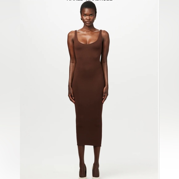 Naked Wardrobe Sculpt Tank Midi Dress - Picture 3 of 7
